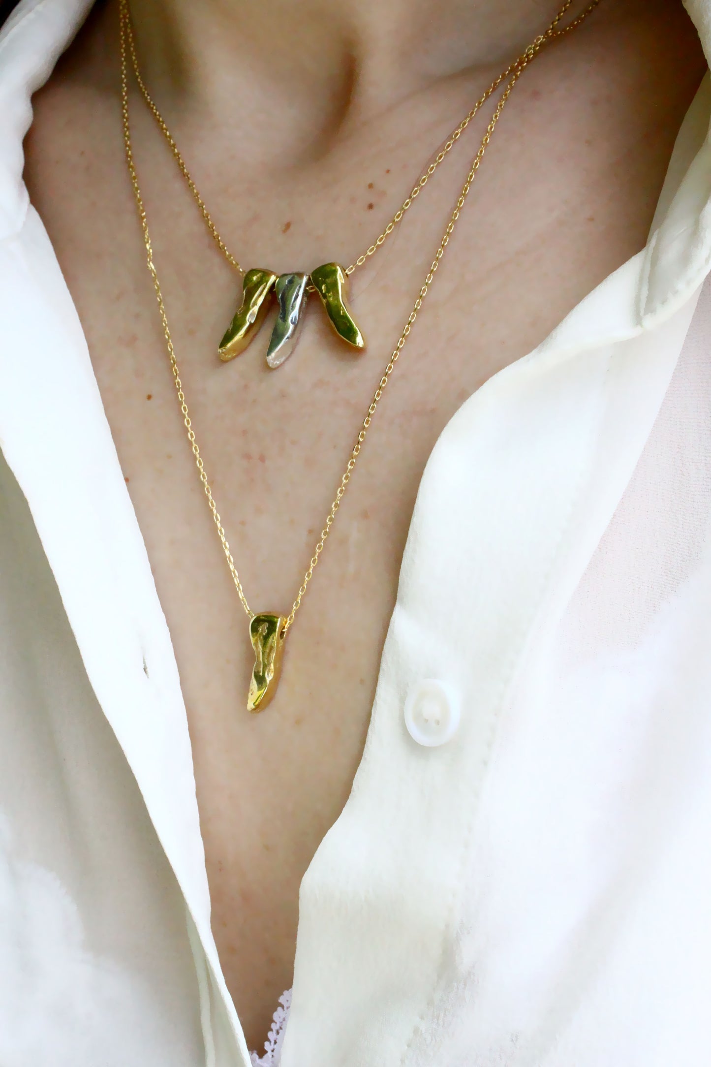 Cyno Point Necklace Gold