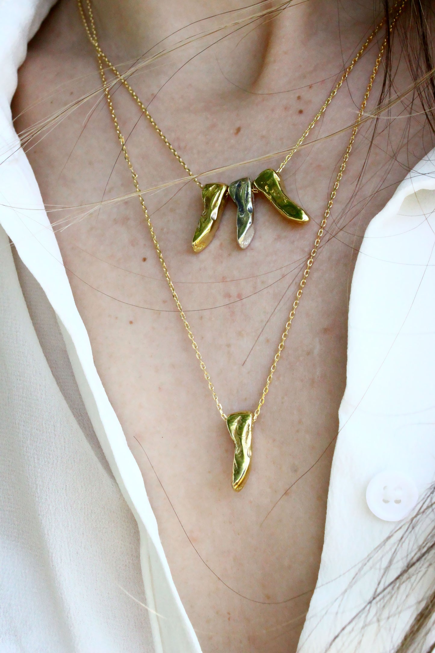 Cyno Point Necklace Gold