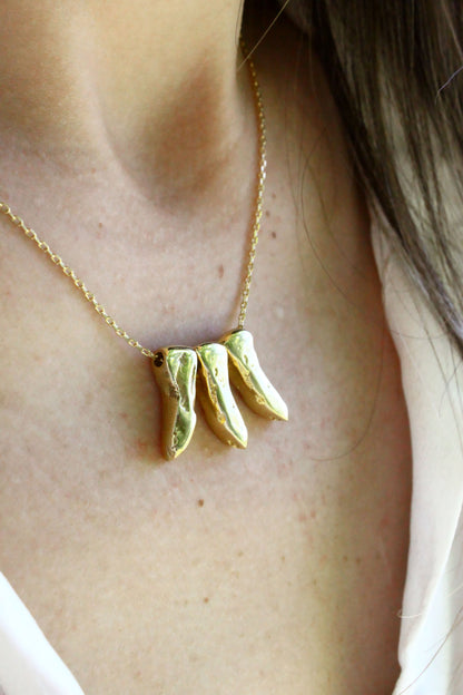Cyno Point Necklace Gold