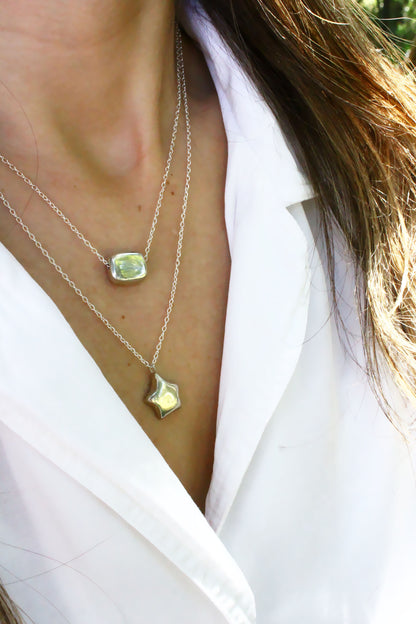 Hadra Necklace Silver