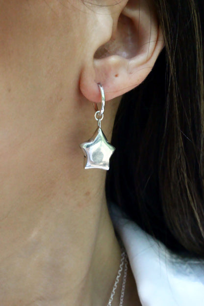 Stars Earrings Silver