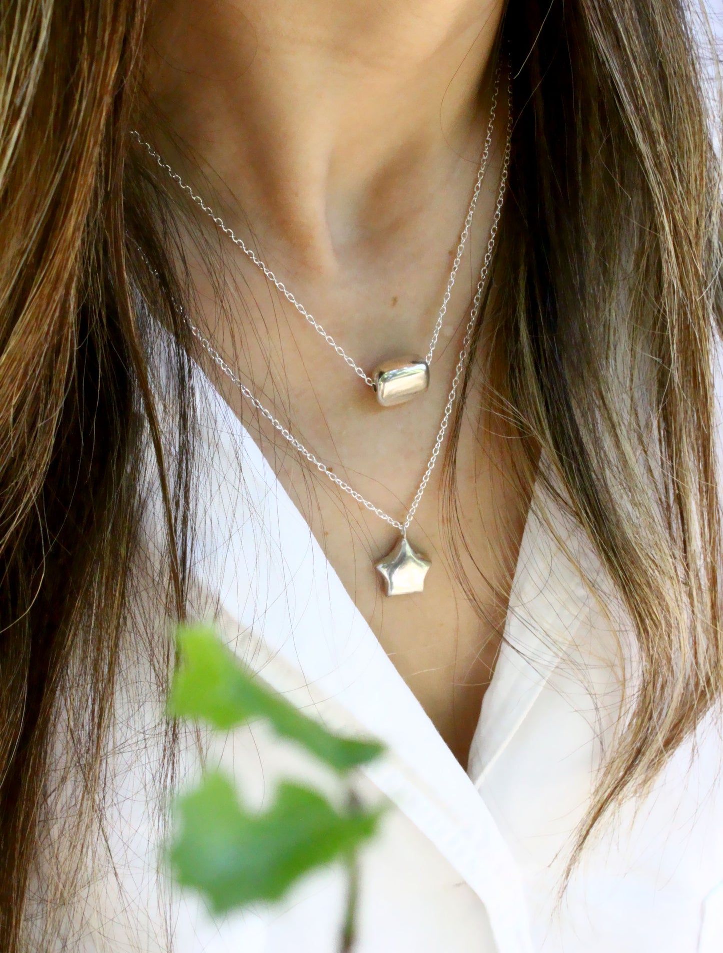 Hadra Necklace Silver