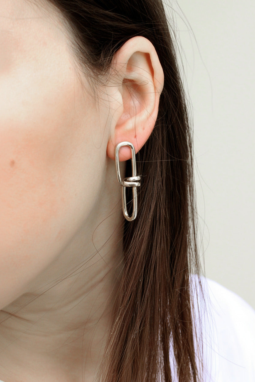 Serling silver earring 