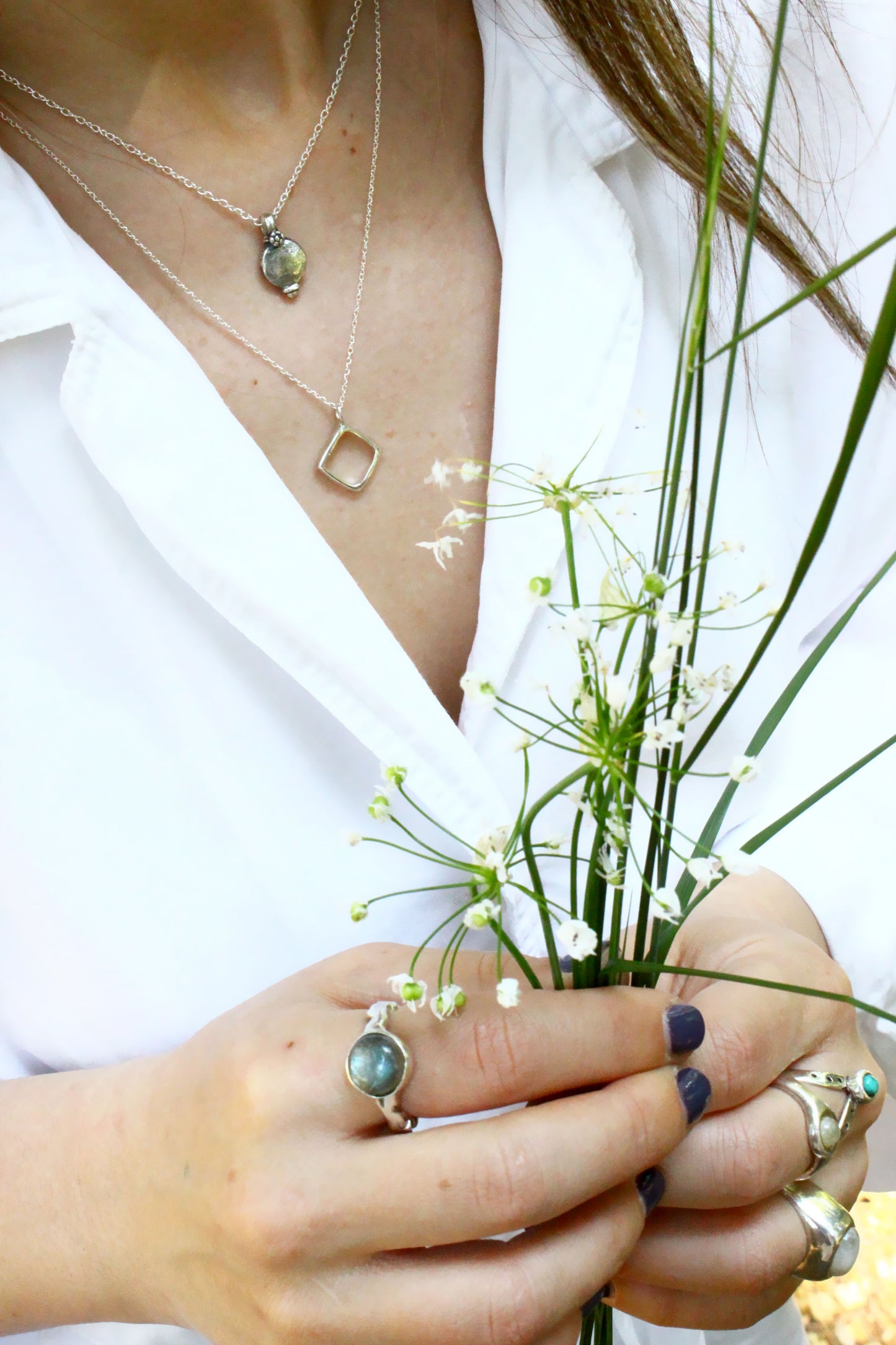 Etri Necklace Silver