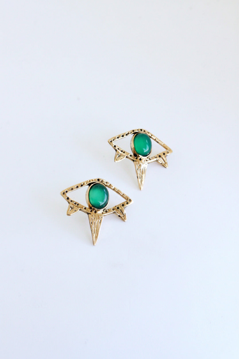Eyes Earrings Gold