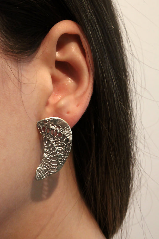 Angel Earrings Silver