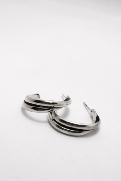 Nica Earrings Silver
