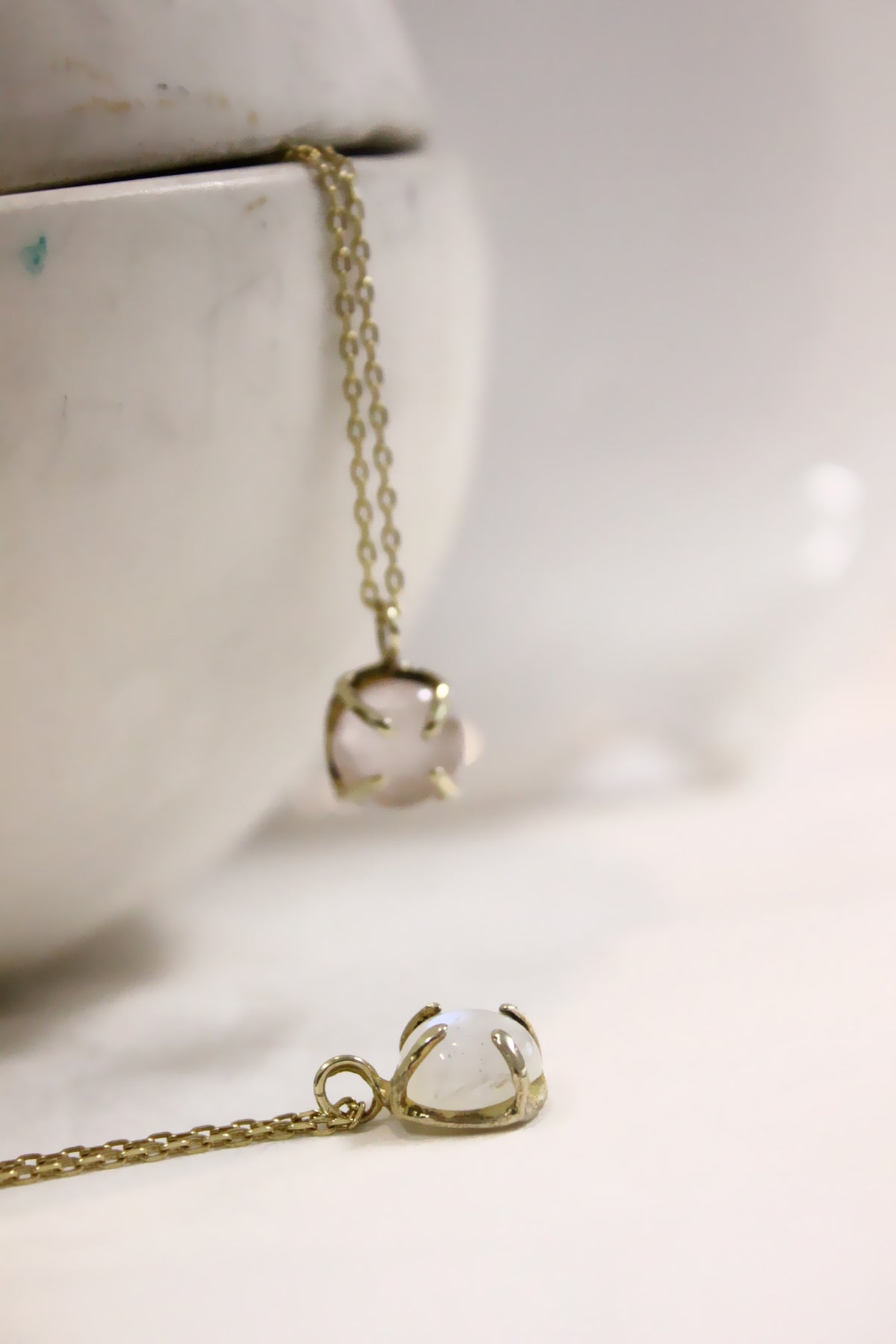 Siva Stone Necklace Gold