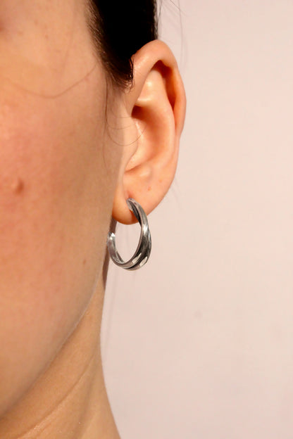 Nica Earrings Silver
