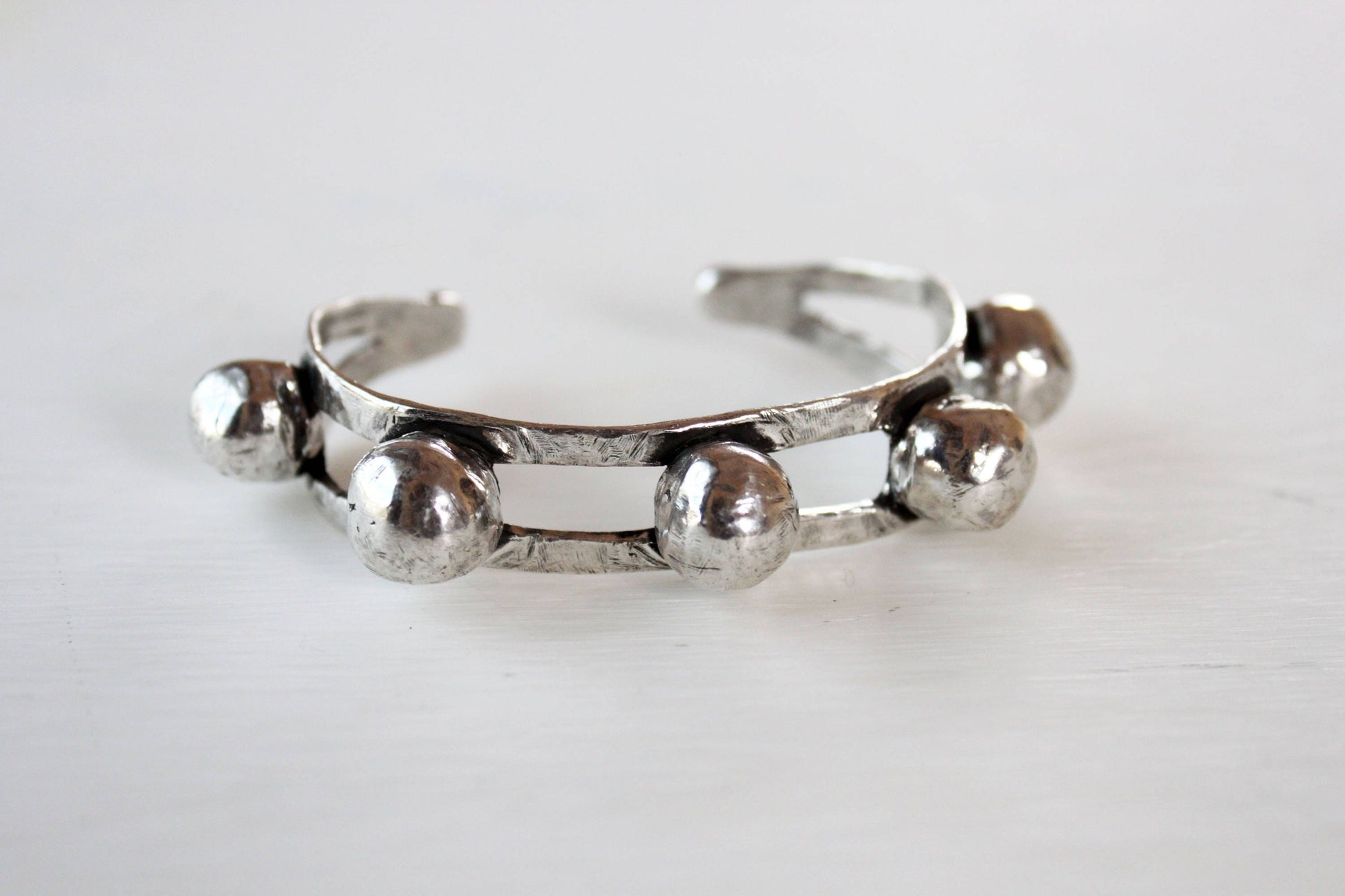 Silver bracelet chunky