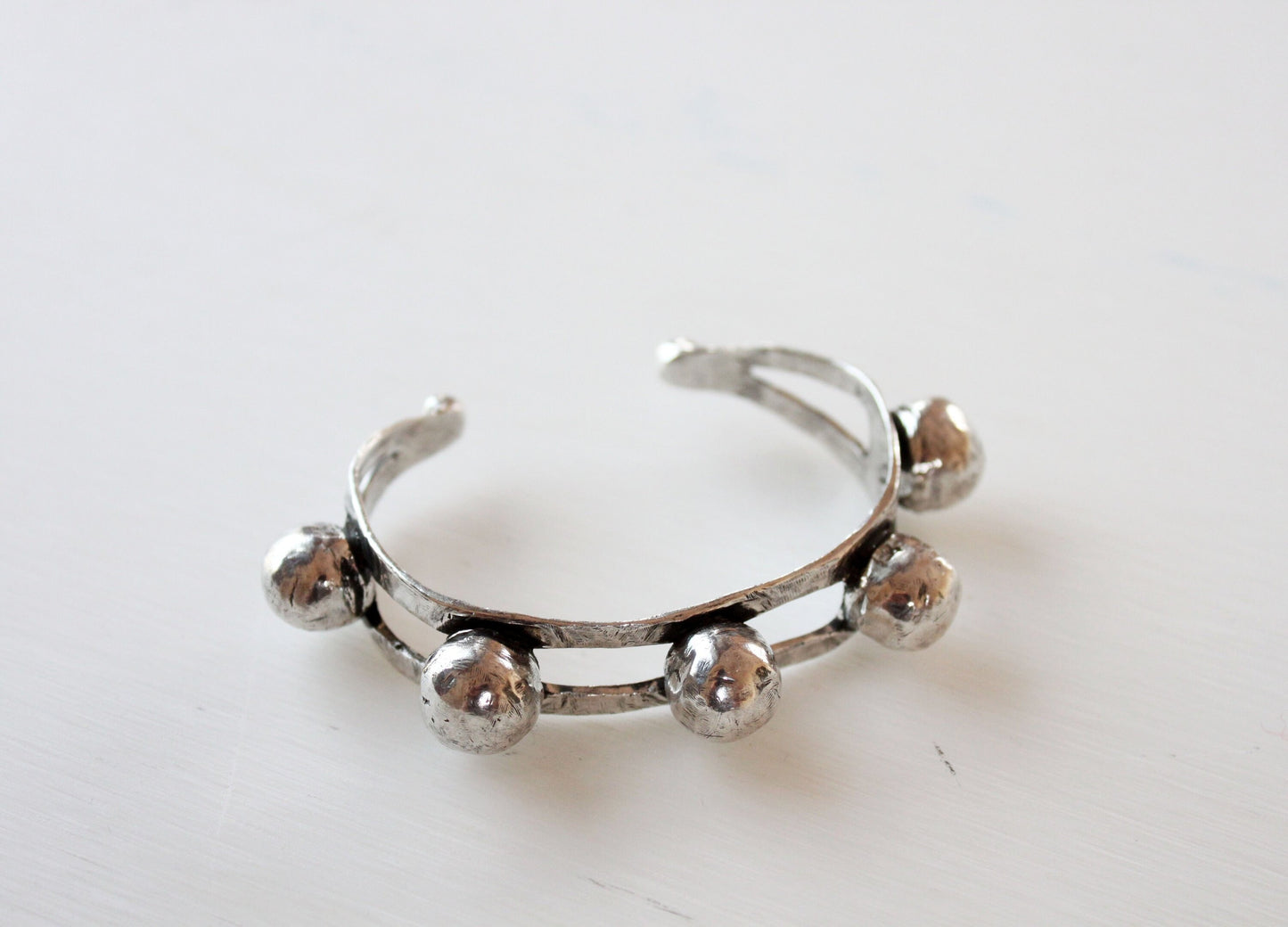Chunky statement bracelet silver
