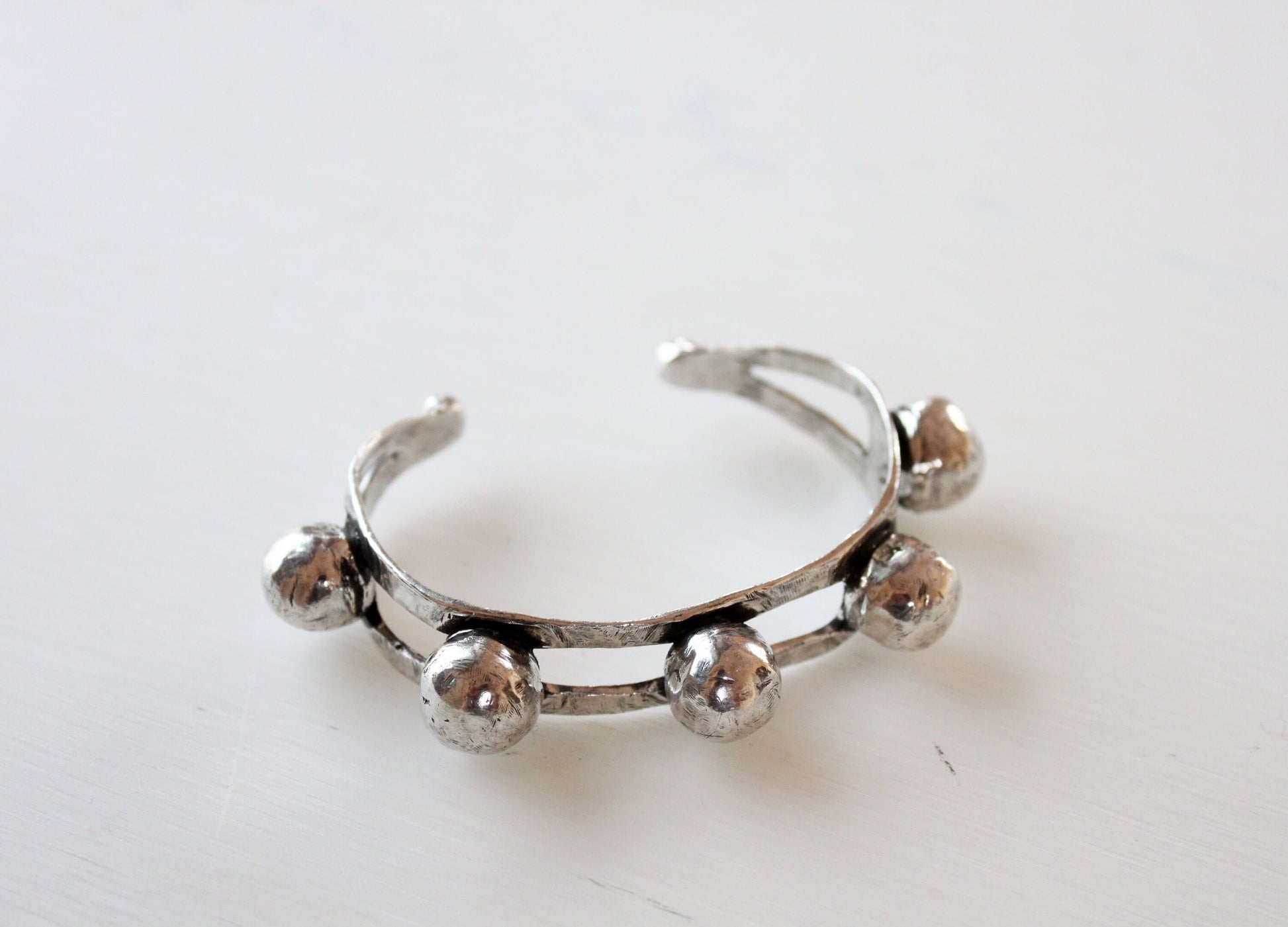 Chunky statement bracelet silver
