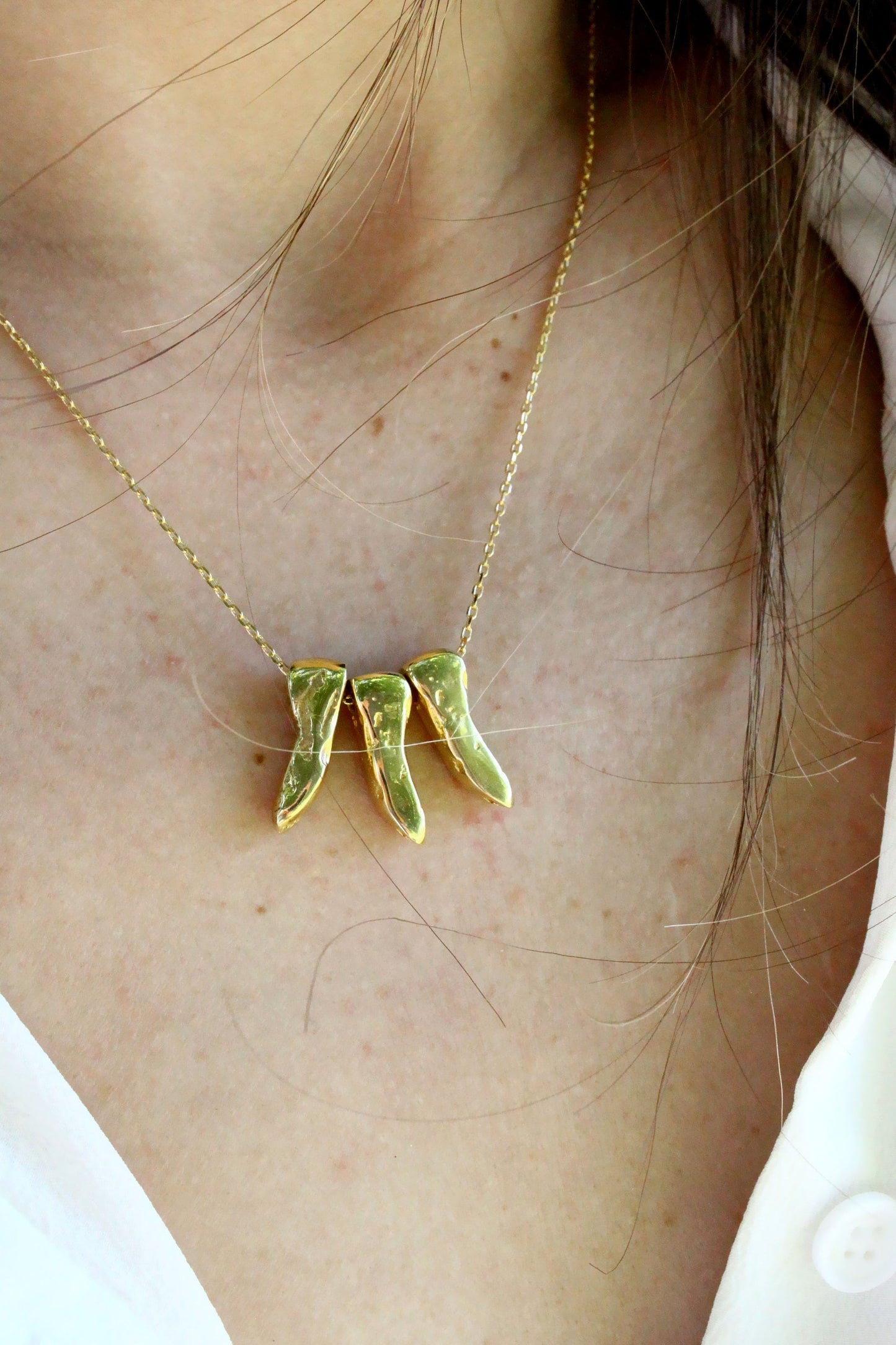 Cyno Point Necklace Gold