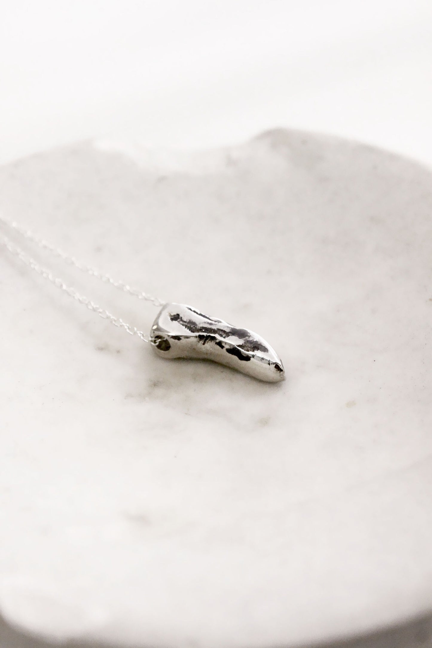 Cyno Point Necklace Silver
