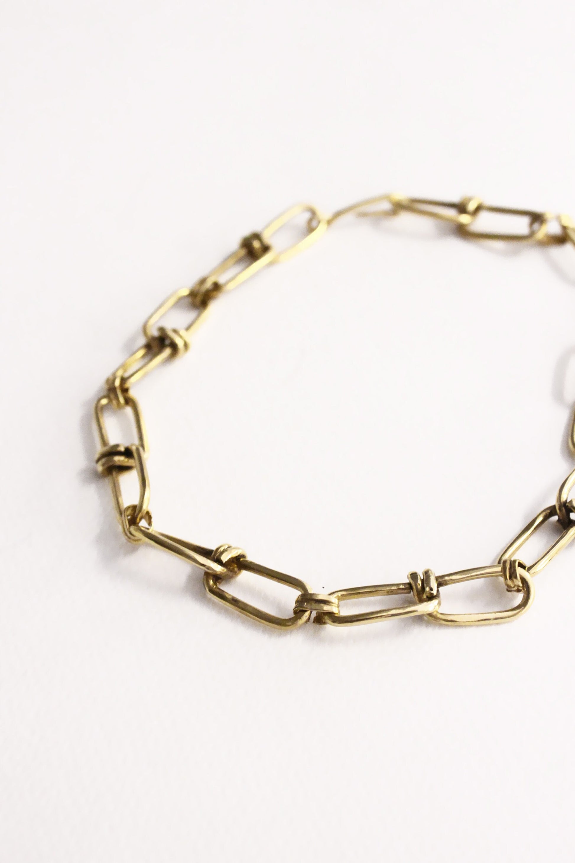 Gold chain statement necklace