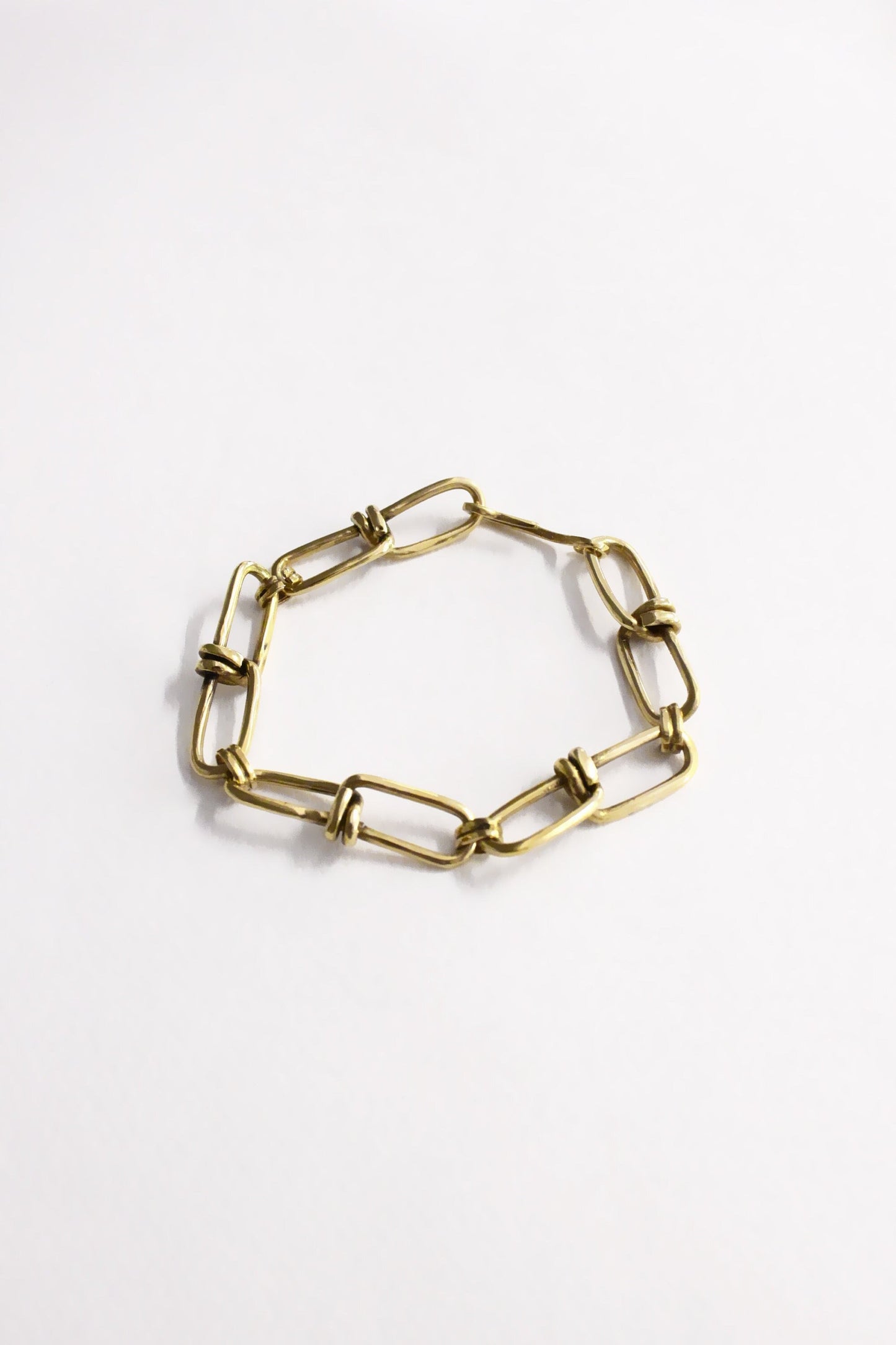 Bronze chain link bracelet

