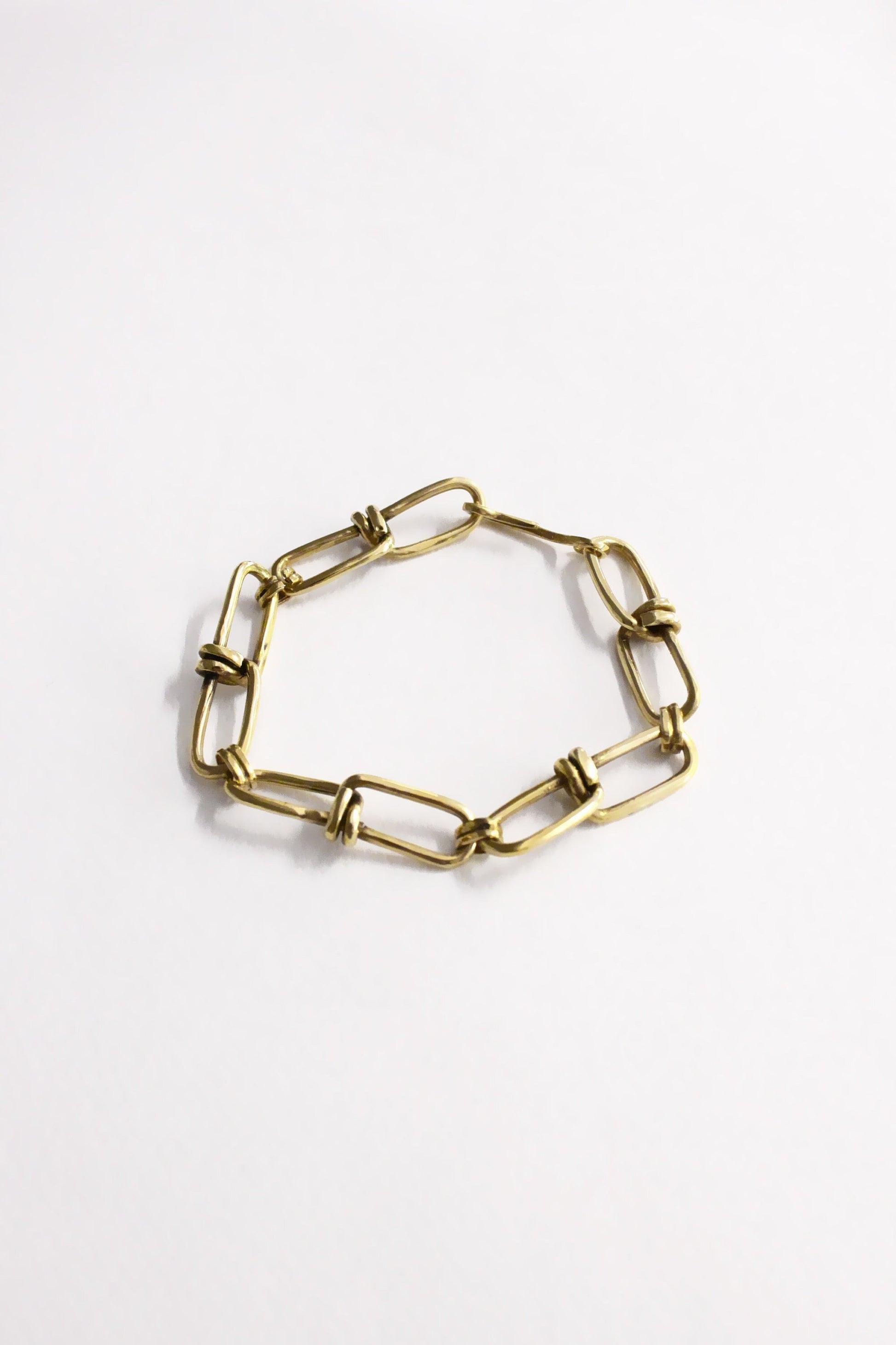 Bronze chain link bracelet
