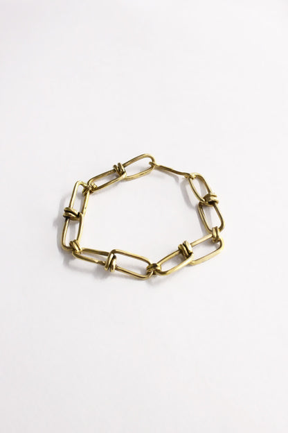 Bronze chain link bracelet
