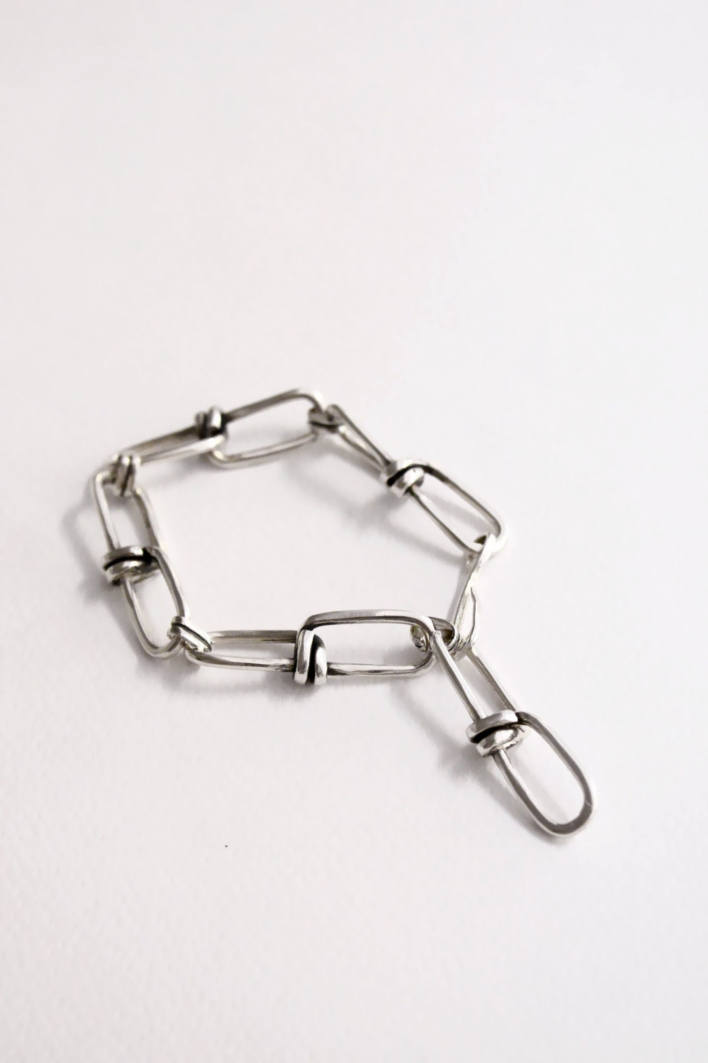 Silver chain bracelet 