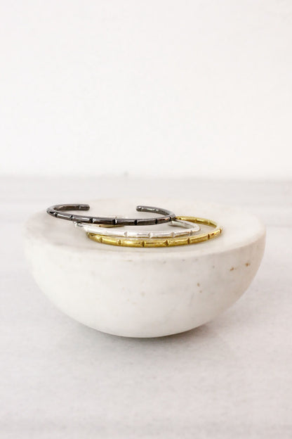 minimal bar cuff bracelets