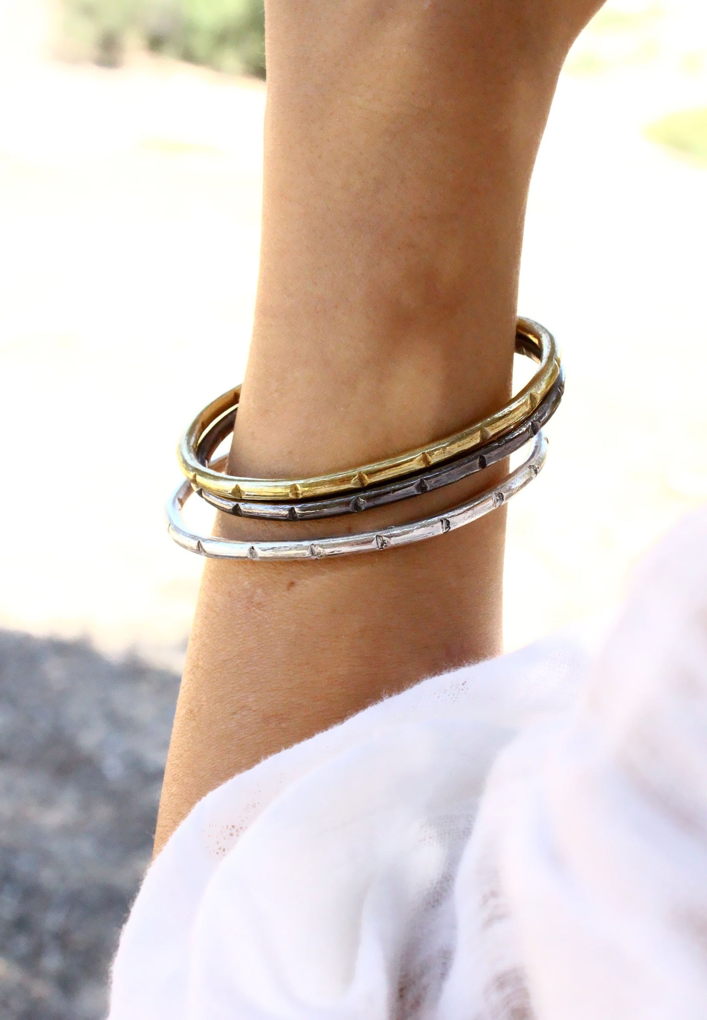 minimal bar cuff bracelets