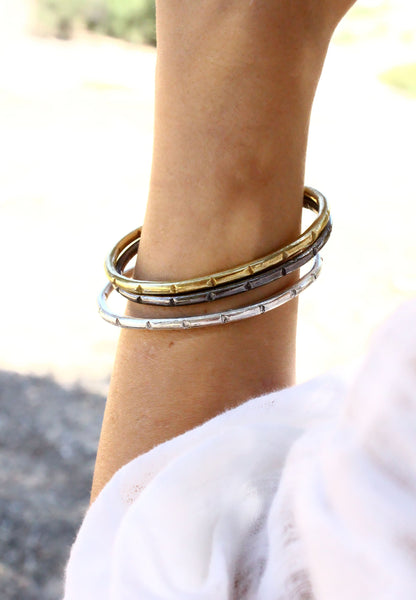 minimal bar cuff bracelets